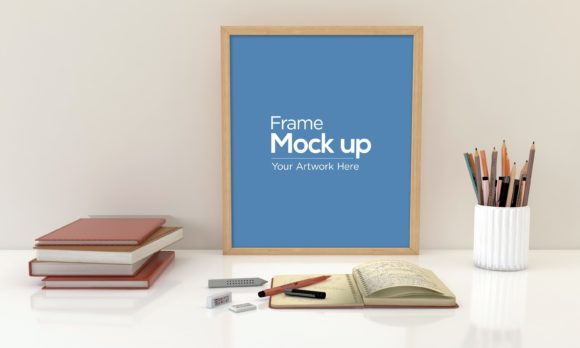 Download Kids Photo Frame Laying on Floor Mockup - Floor mockup Collection