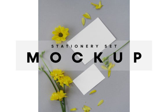 Download Business Cards on Floor Mockup - Floor mockup Collection