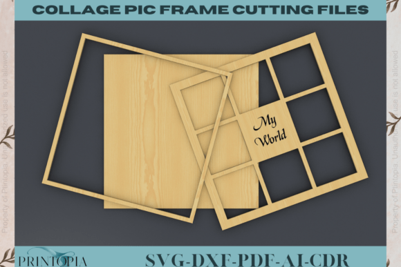 Download Laser Cut Collage Frame Diy 093 - Premium Resources